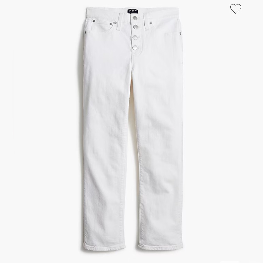 J. Crew Factory Essential Straight Jeans | NWT | White | Sz 28